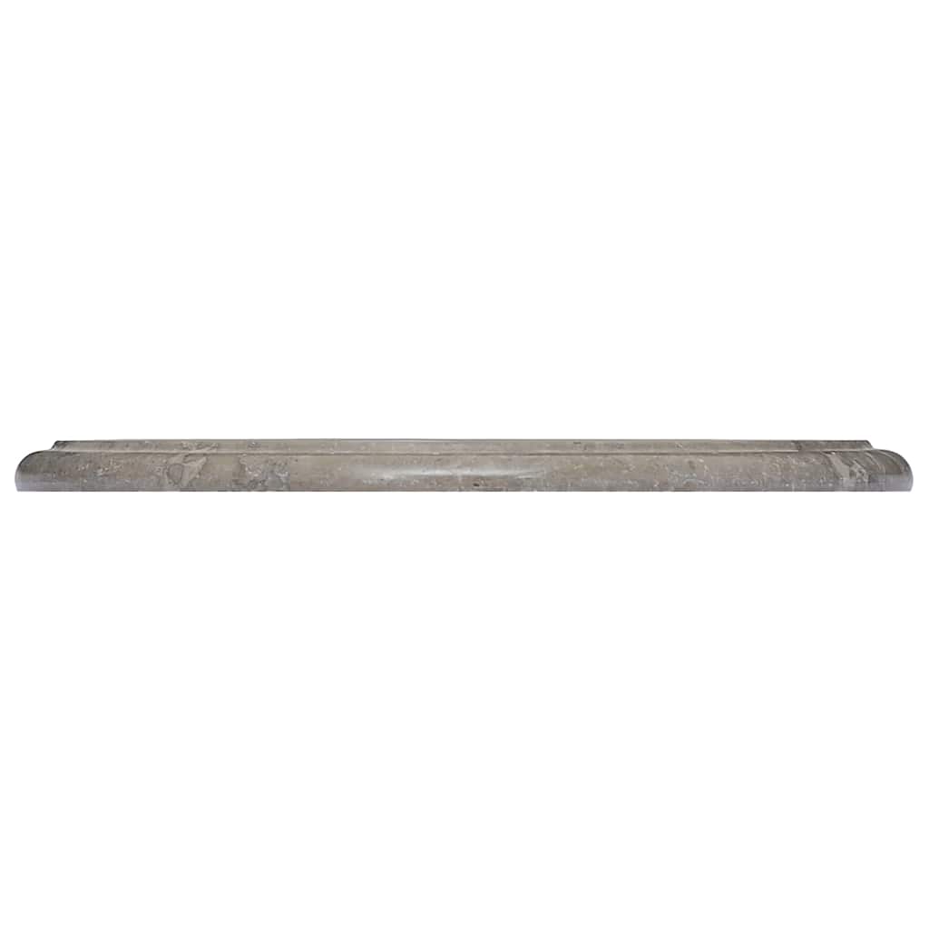 Tischplatte Grau Ø40x2,5 cm Marmor