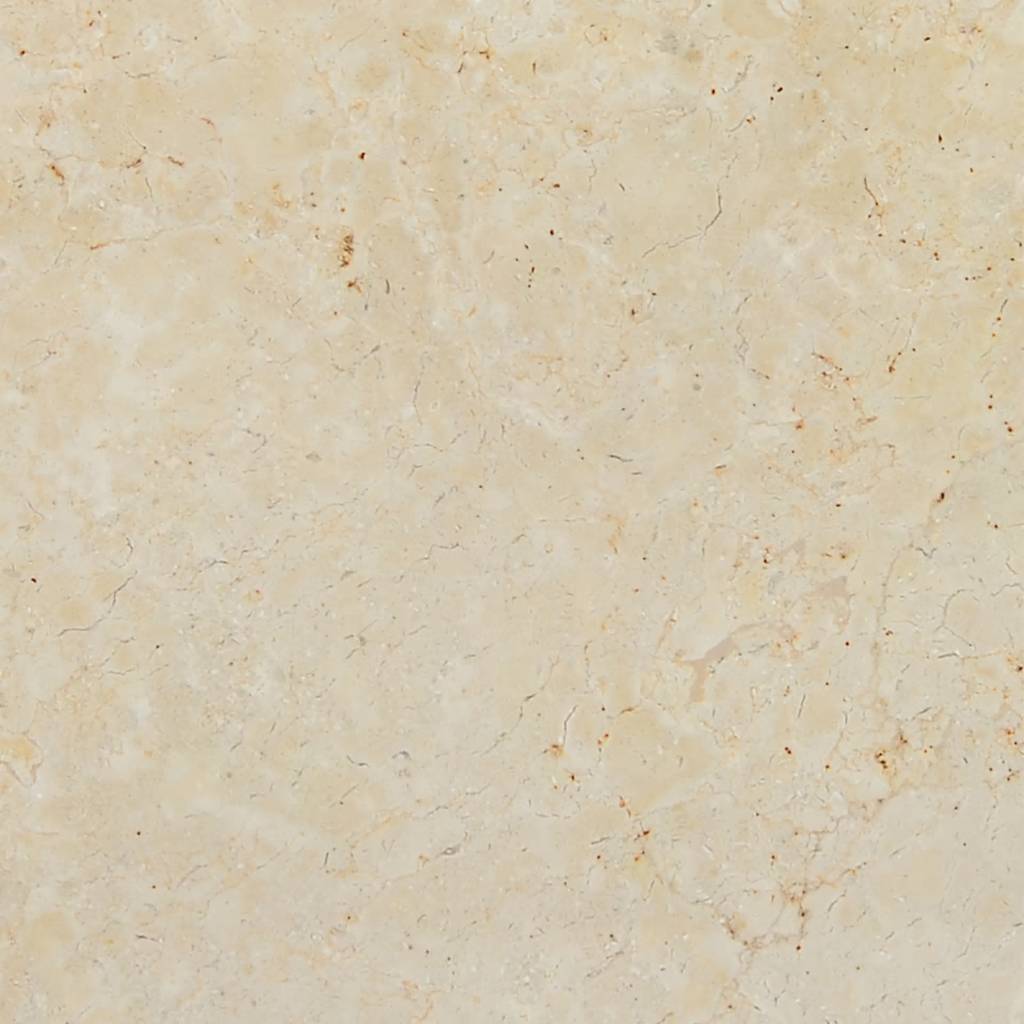 Tischplatte Creme Ø60x2,5 cm Marmor