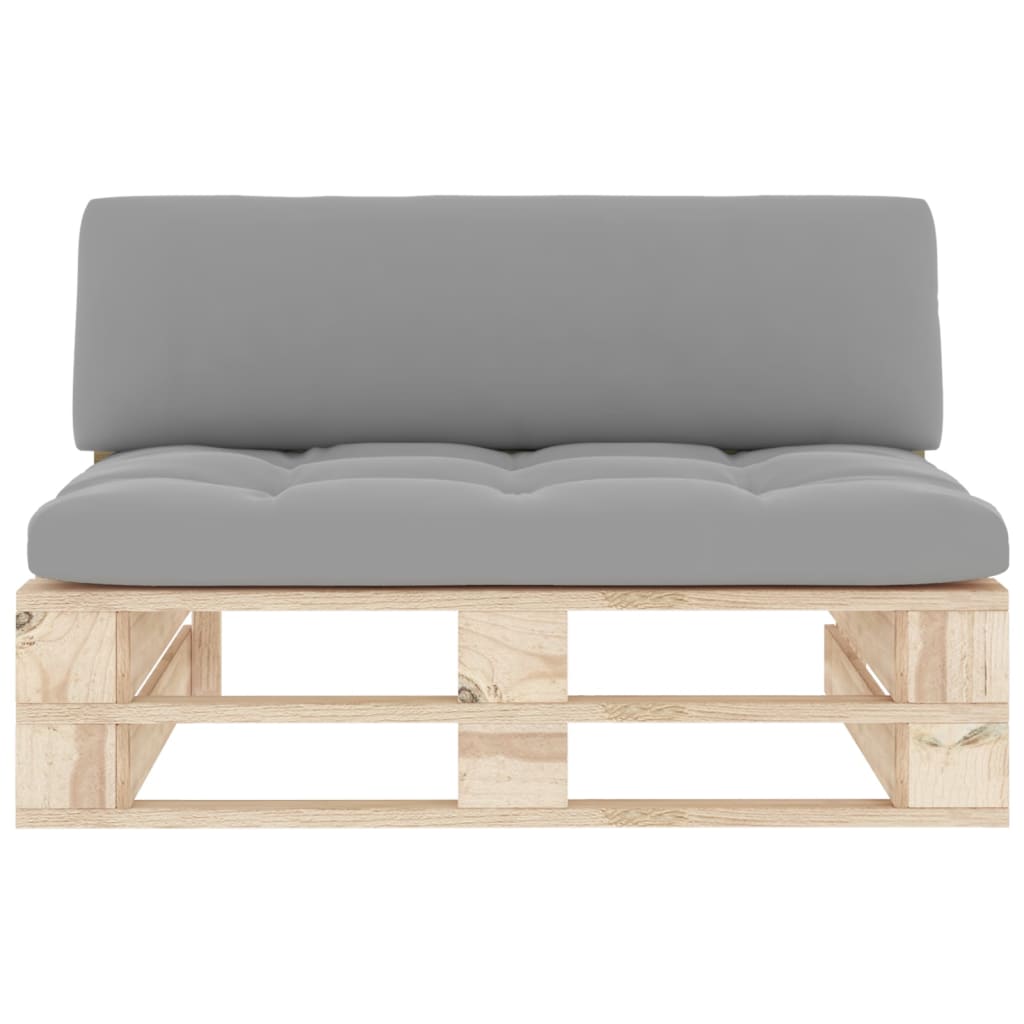 Outdoor-Mittelsofa Paletten Imprägniertes Kiefernholz