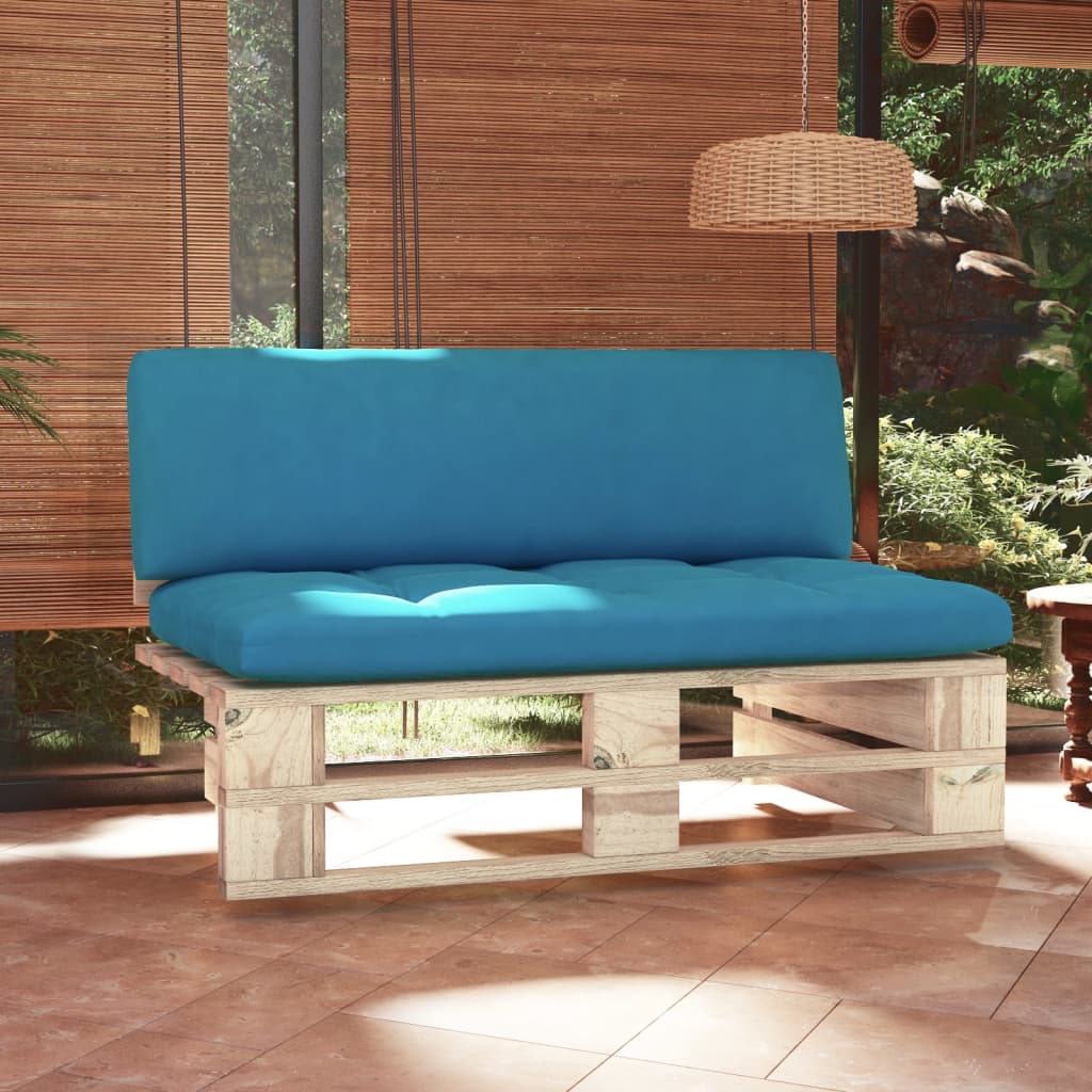 Outdoor-Mittelsofa Paletten Imprägniertes Kiefernholz