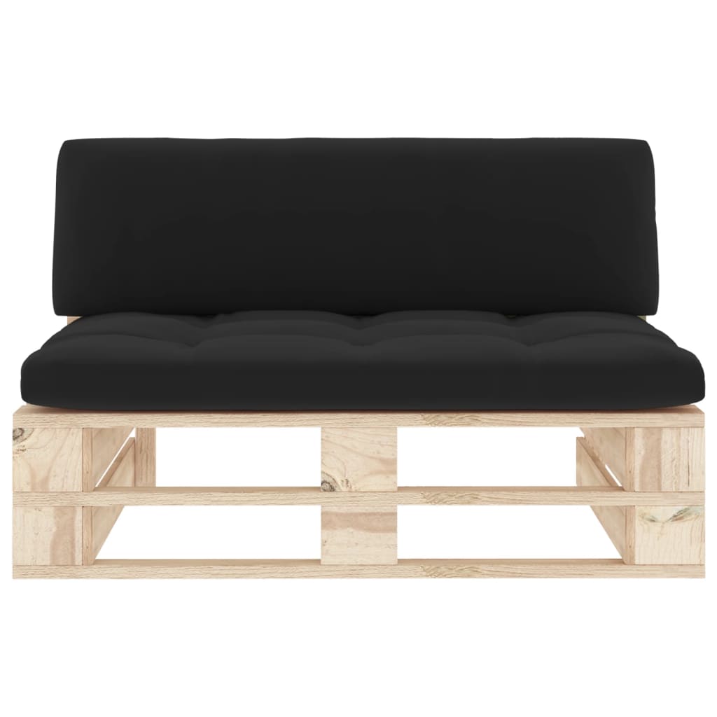 Outdoor-Mittelsofa Paletten Imprägniertes Kiefernholz