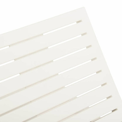 Sonnenliege Kunststoff Weiß