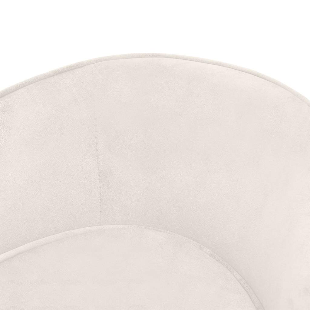 Dog sofa cream 69x49x40 cm plush