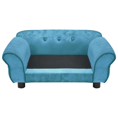 Hundesofa Türkis 72x45x30 cm Plüsch