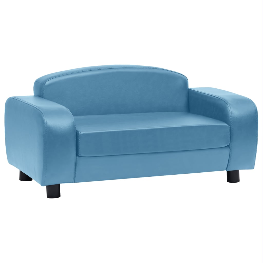 Hundesofa Türkis 80x50x40 cm Kunstleder