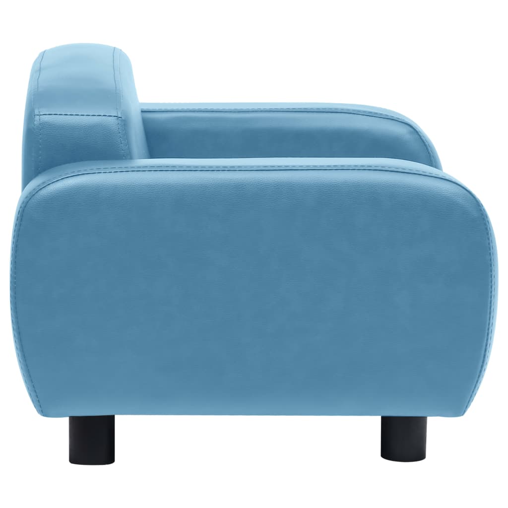 Hundesofa Türkis 80x50x40 cm Kunstleder