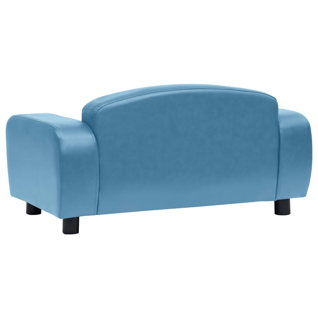 Hundesofa Türkis 80x50x40 cm Kunstleder