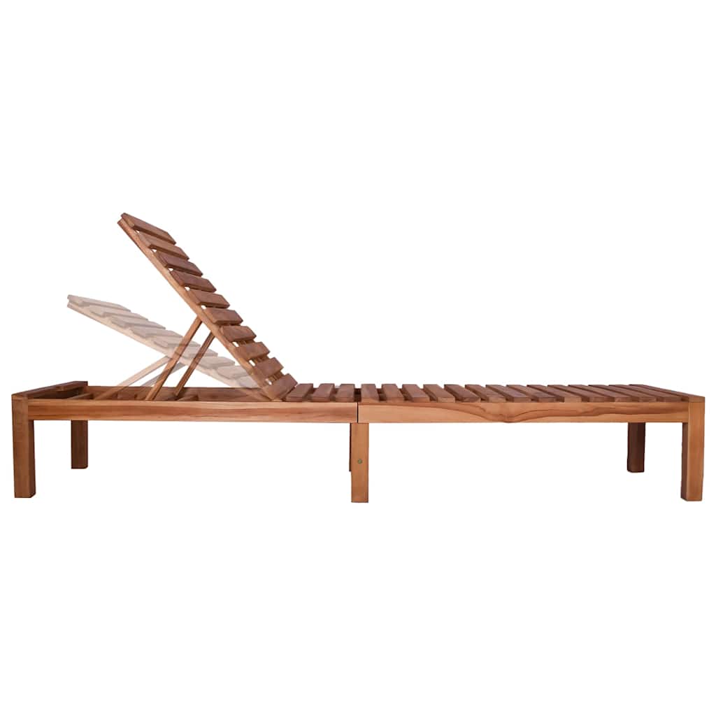 Sonnenliege Massivholz Teak