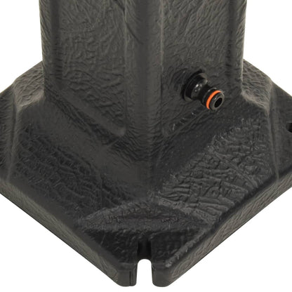 Wasserzapfsäule Anthrazit Steinoptik