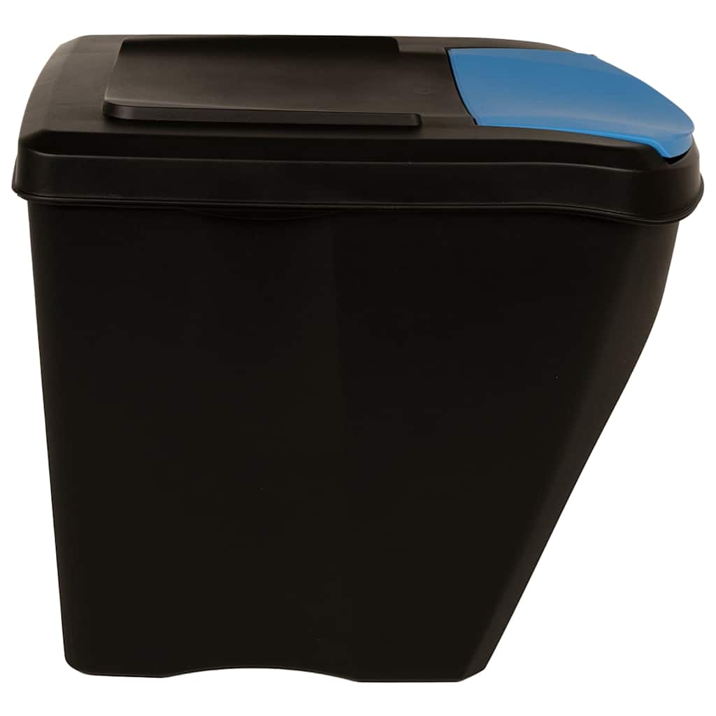 Stapelbare Mülleimer 4 Stk. Anthrazit 100 L