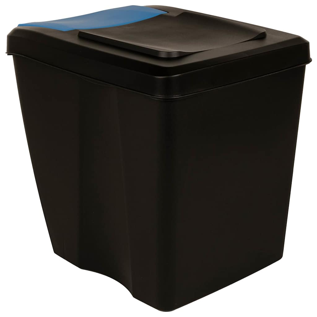 Stapelbare Mülleimer 4 Stk. Anthrazit 100 L