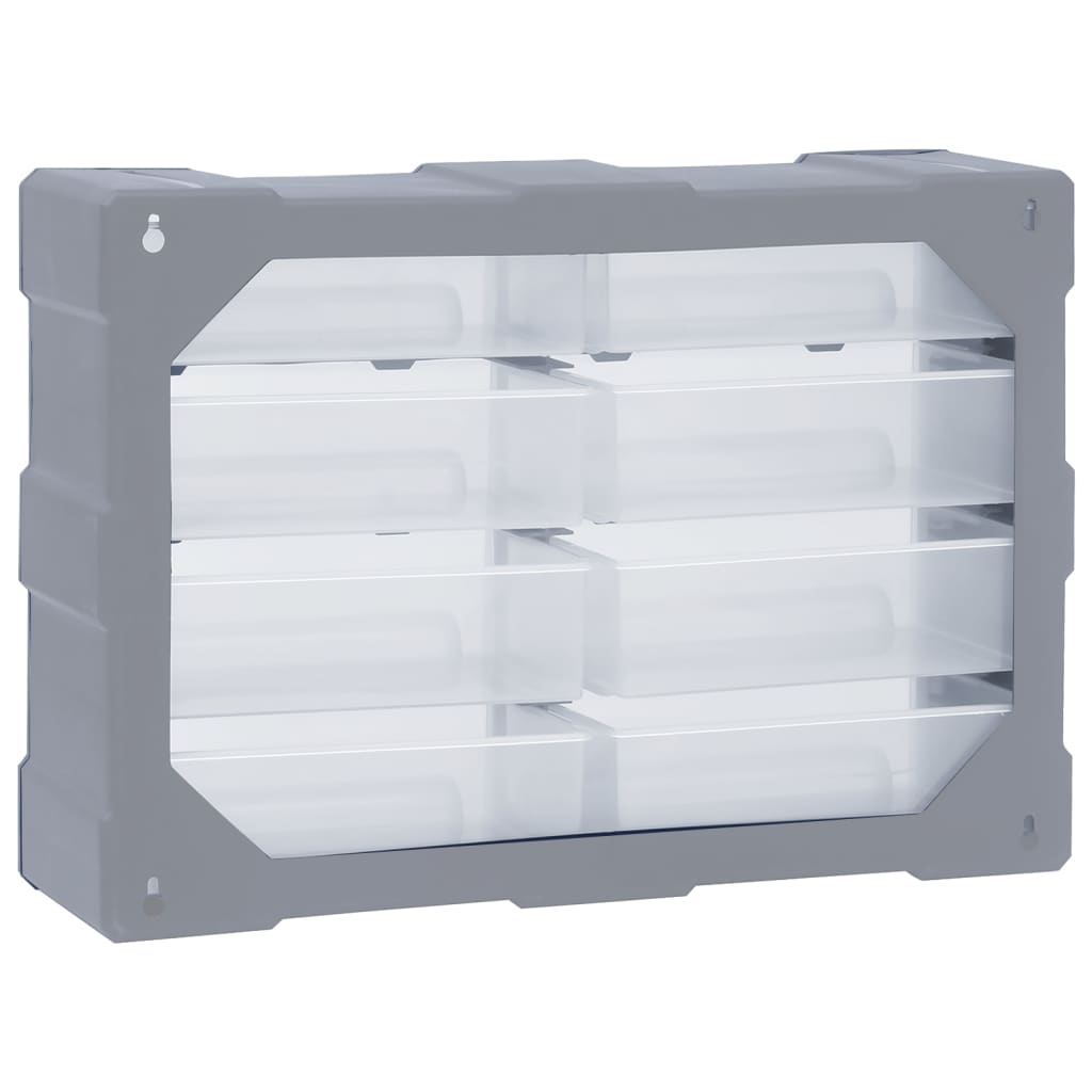 Multi-Schubladen-Organizer 8 große Schubladen 52x16x37 cm