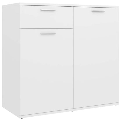 Sideboard Weiß 80x36x75 cm Holzwerkstoff