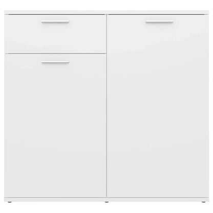 Sideboard Weiß 80x36x75 cm Holzwerkstoff