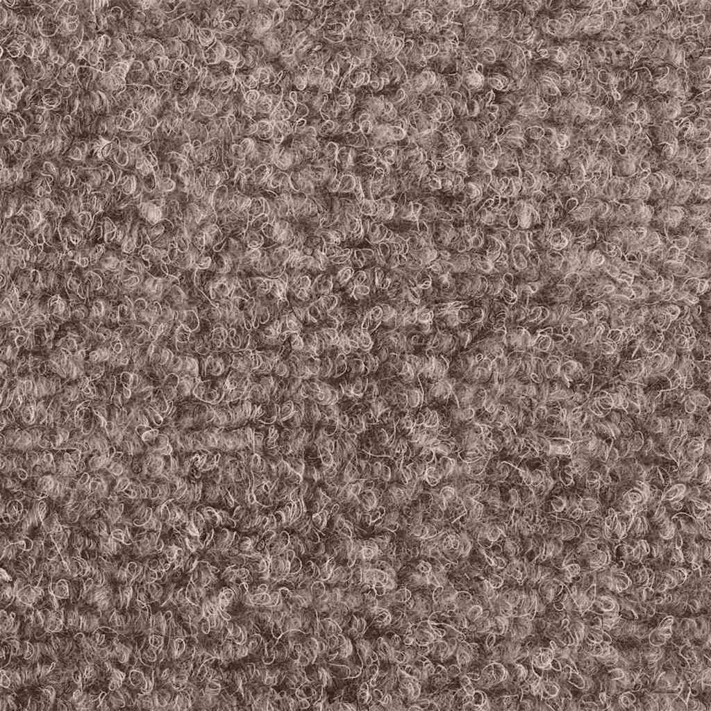 Stufenmatten Selbstklebend 10 Stk. 56x17x3 cm Hellbraun Halbrund