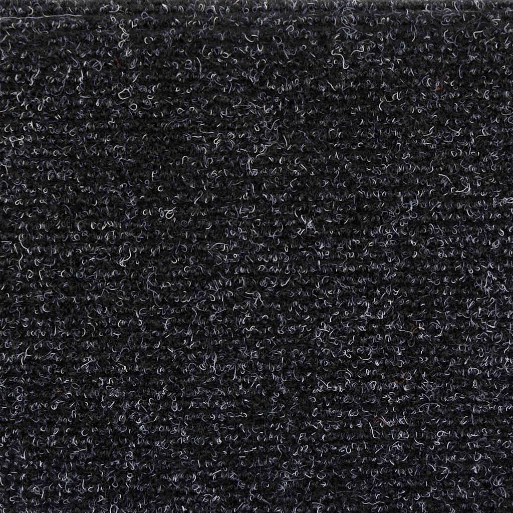 Stufenmatten Selbstklebend 5 Stk. 56x17x3 cm Schwarz Halbrund
