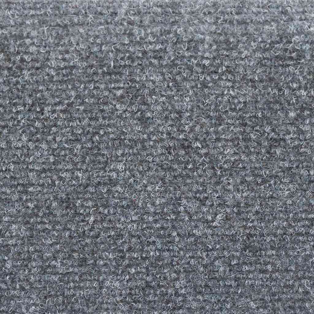 Stufenmatten Selbstklebend 10 Stk. 56x17x3 cm Hellgrau Halbrund
