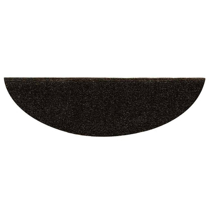 Stufenmatten Selbstklebend 10 Stk. 56x17x3 cm Dunkelbraun Halbrund