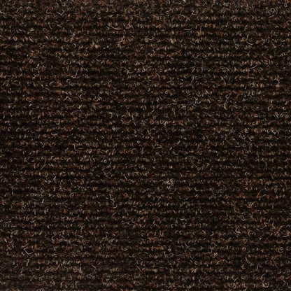 Stufenmatten Selbstklebend 10 Stk. 56x17x3 cm Braun Halbrund