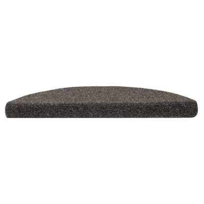 Stufenmatten Selbstklebend 5 Stk. 56x17x3 cm Anthrazit Halbrund