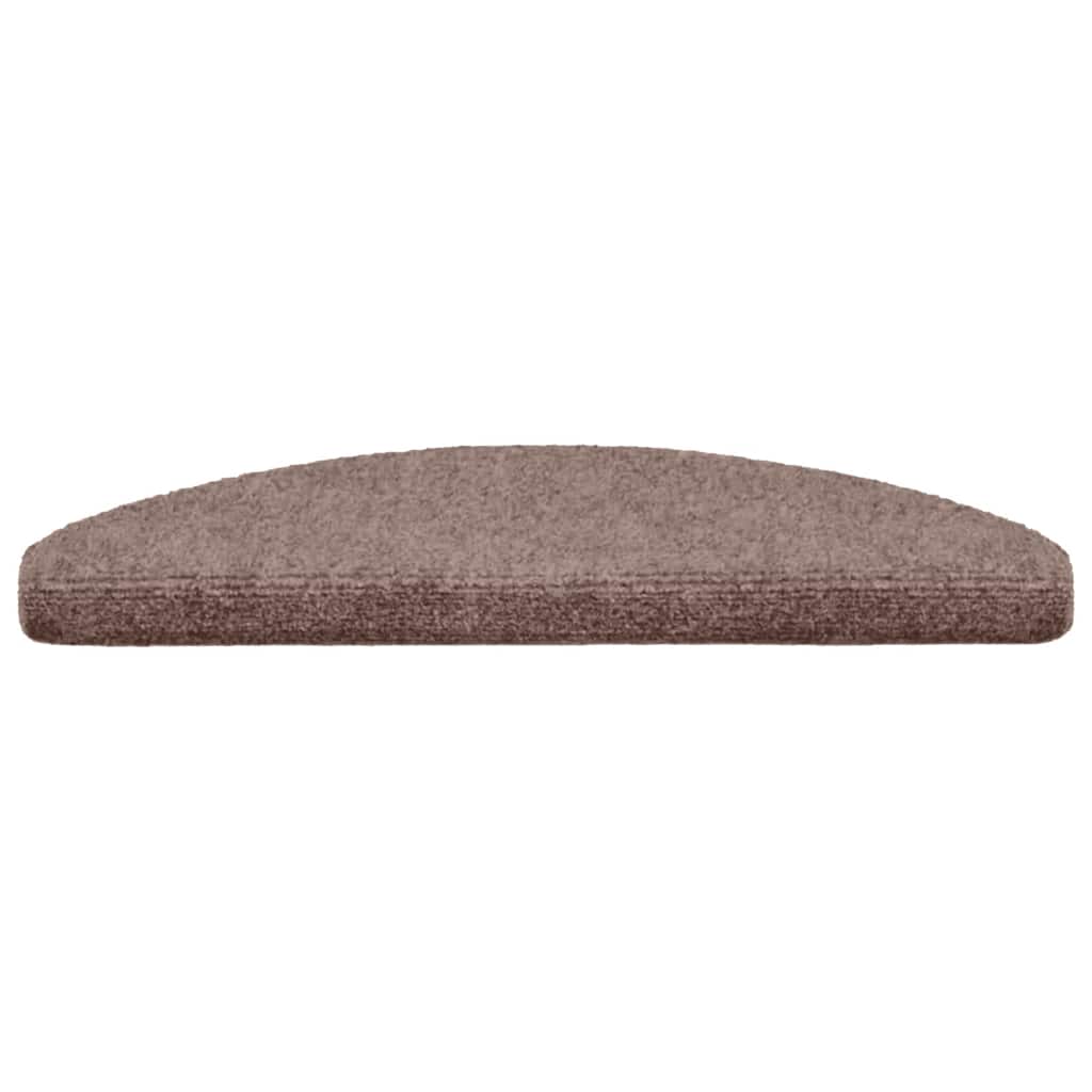 Stufenmatten Selbstklebend 10 Stk. 65x21x4 cm Hellbraun Halbrund Groß