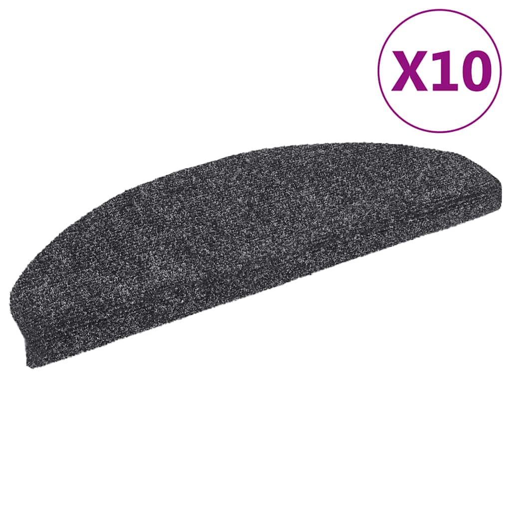 Stufenmatten Selbstklebend 10 Stk. 65x21x4 cm Dunkelgrau