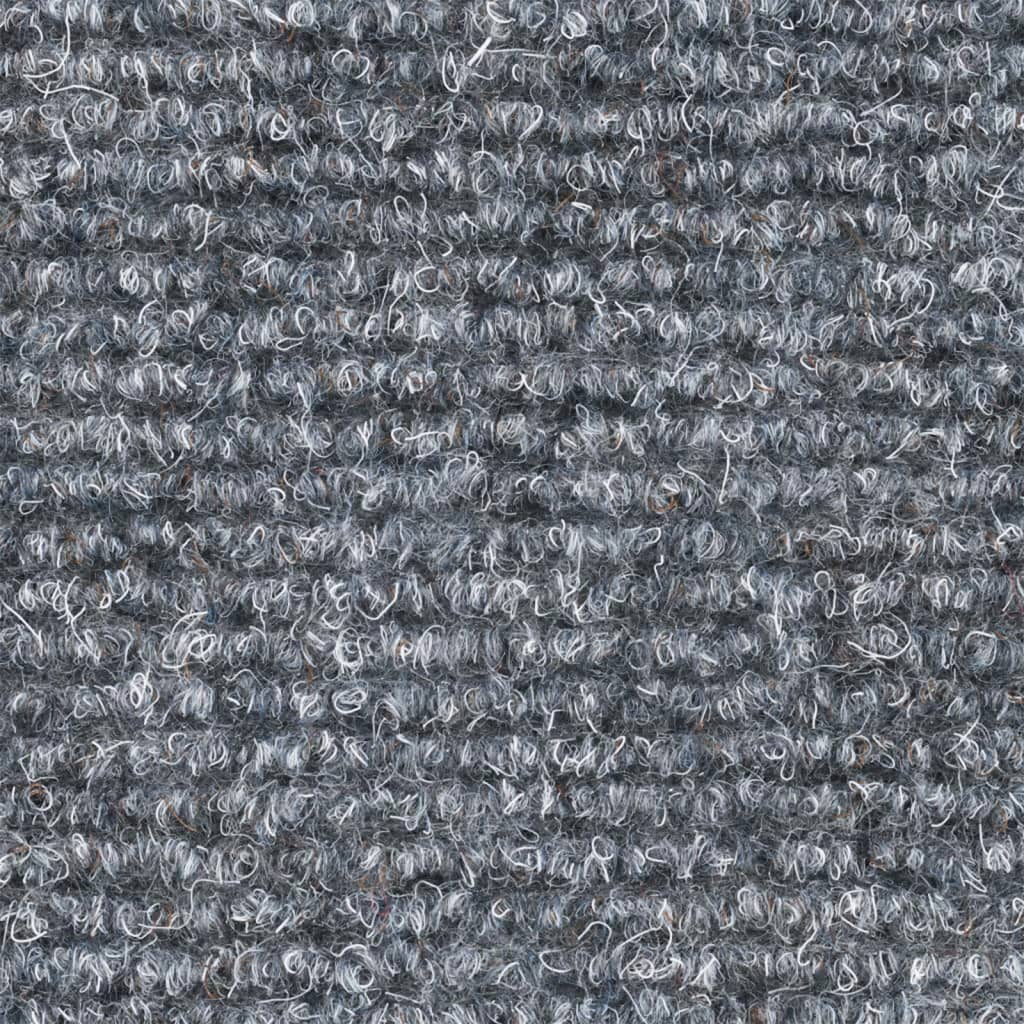 Stufenmatten Selbstklebend 10 Stk. 65x21x4 cm Hellgrau Halbrund Groß