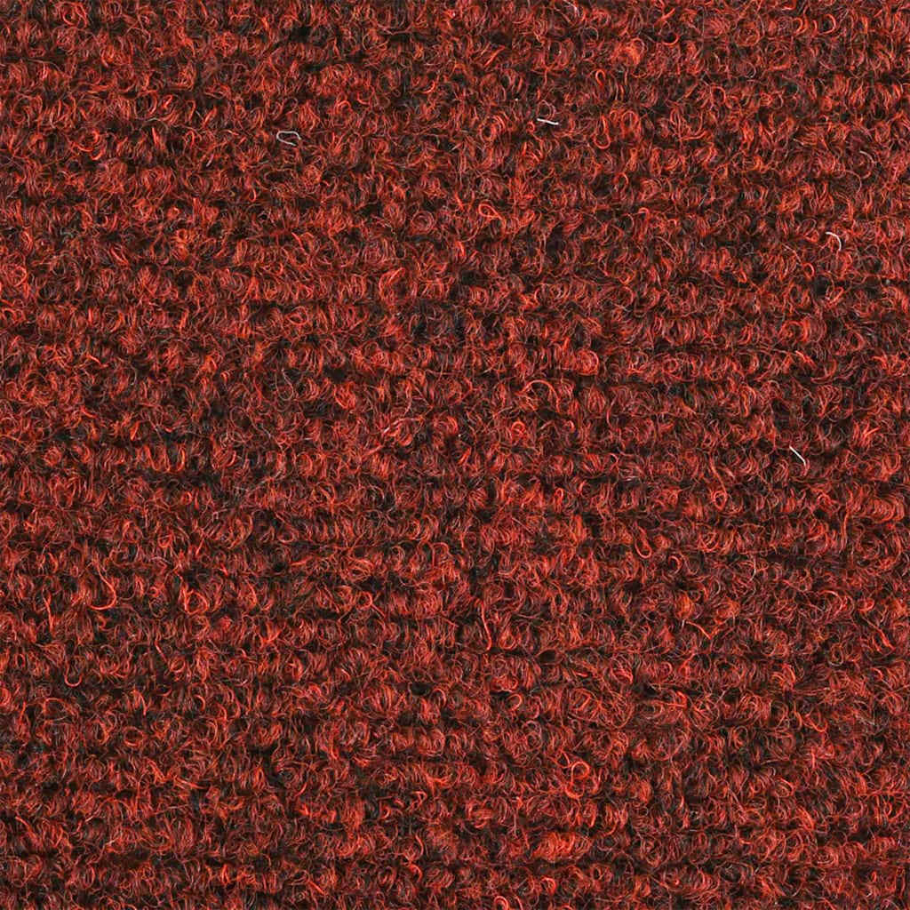 Stufenmatten Selbstklebend 5 Stk. 65x21x4 cm Bordeauxrot Halbrund Groß