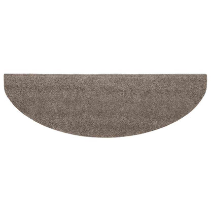 Stufenmatten Selbstklebend 5 Stk. 65x21x4 cm Beige Halbrund Groß
