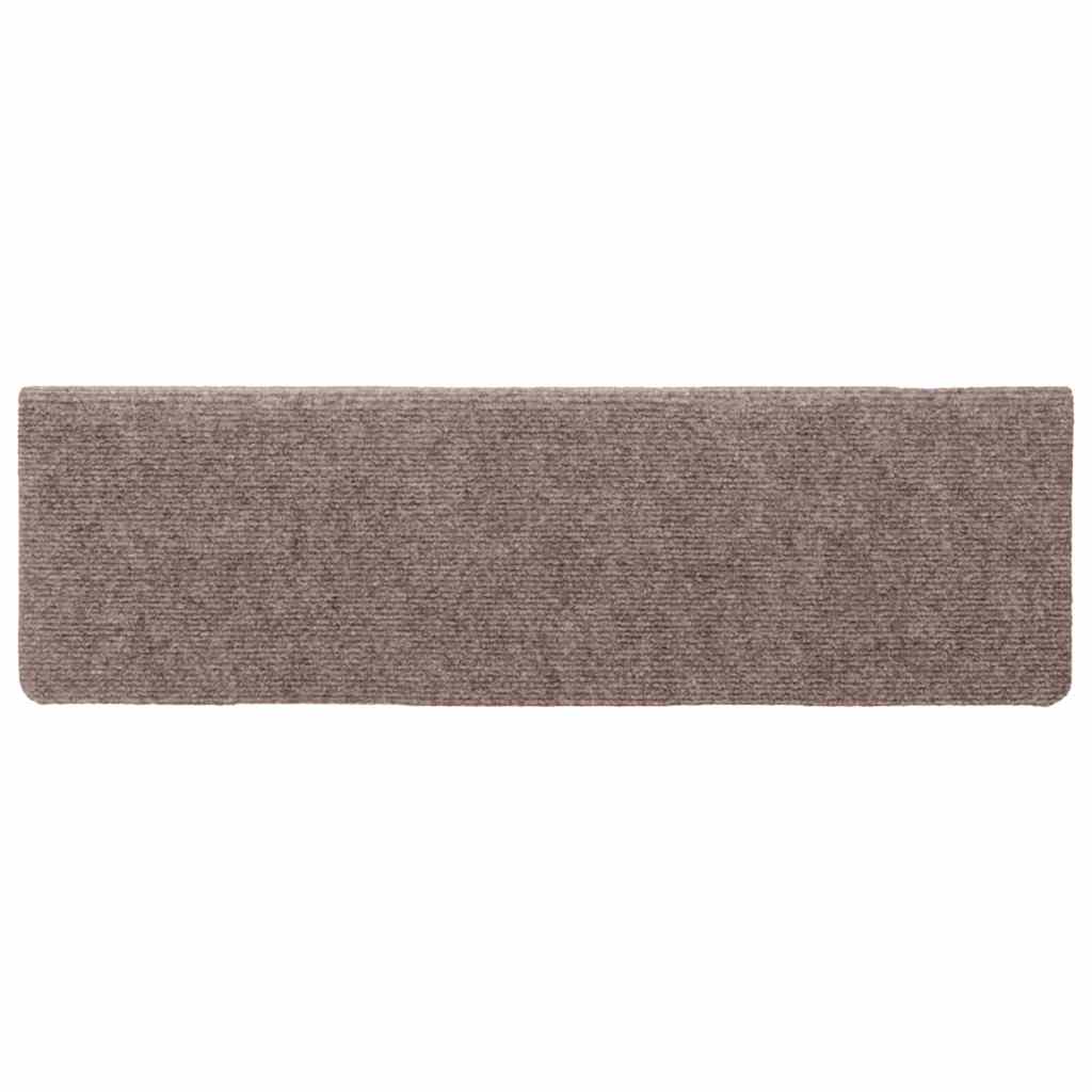 Stufenmatten Selbstklebend 10 Stk. 65x21x4 cm Hellbraun