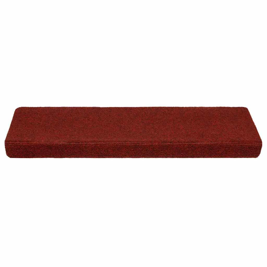 Stufenmatten Selbstklebend 5 Stk. 65x21x4 cm Bordeauxrot