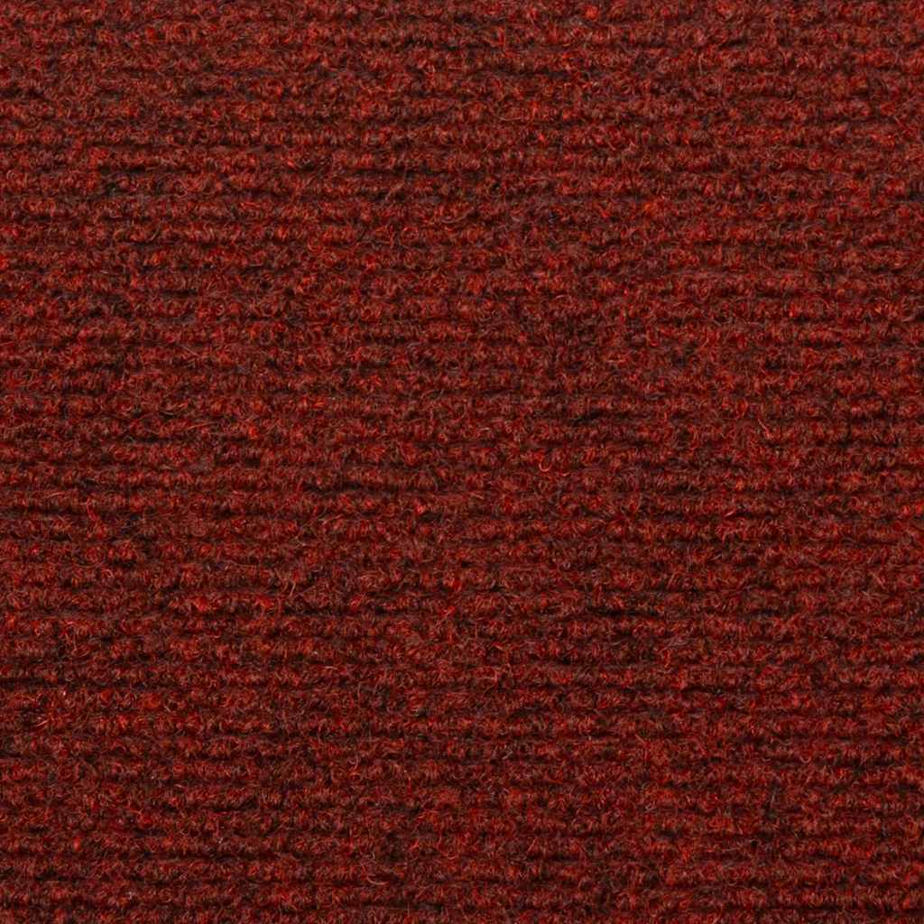 Stufenmatten Selbstklebend 5 Stk. 65x21x4 cm Bordeauxrot Rechteckiger Rand