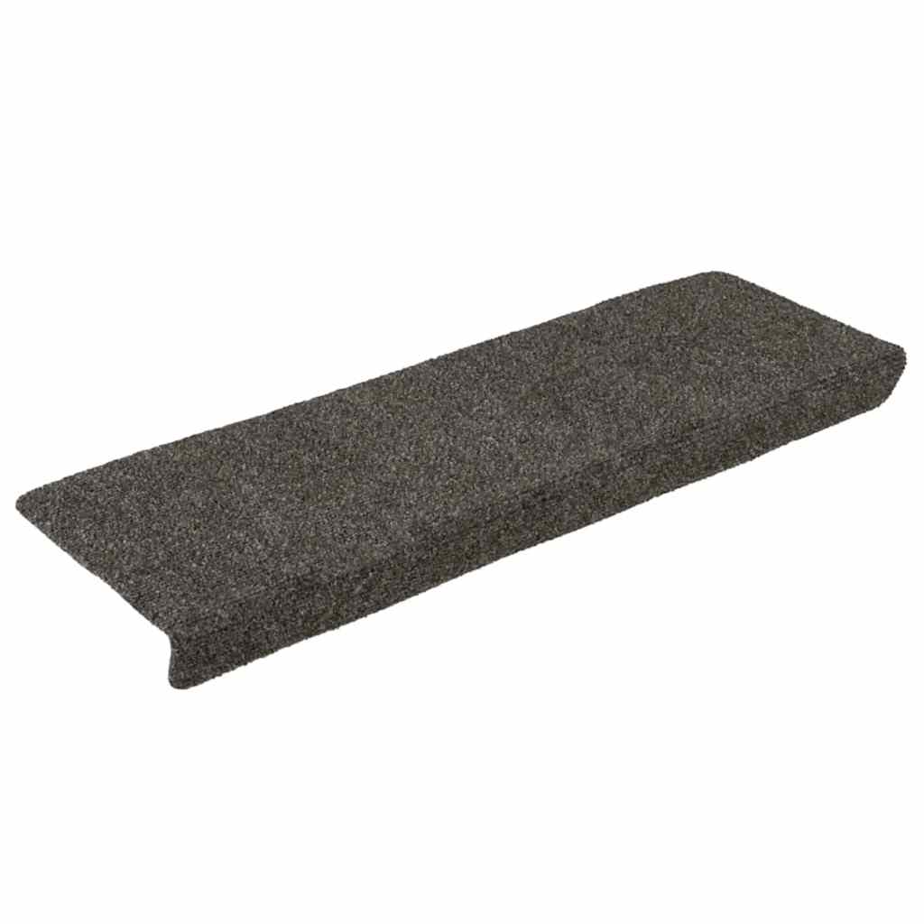 Stufenmatten Selbstklebend 10 Stk. 65x21x4 cm Anthrazit