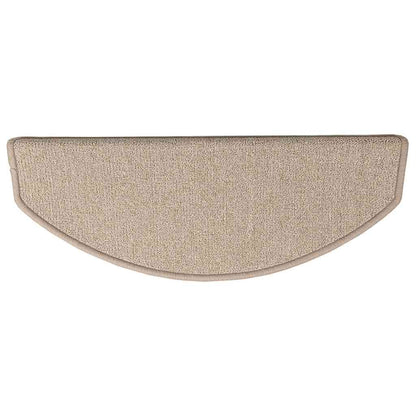 Stufenmatten 10 Stk. 56x17x3 cm Taupe Halbrund