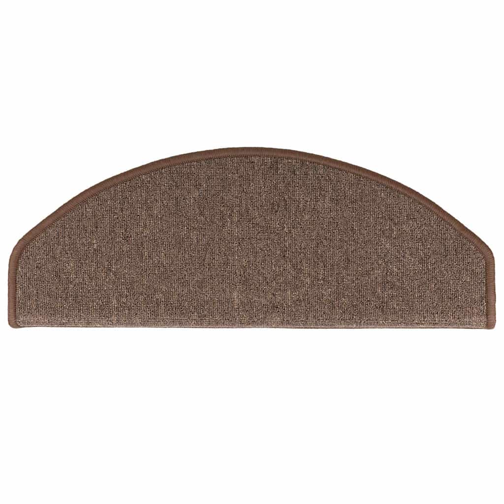 Stufenmatten 10 Stk. 65x24x4 cm Kaffeebraun Halbrund Groß