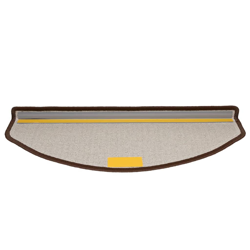 Stufenmatten 10 Stk. 65x24x4 cm Kaffeebraun Halbrund Groß