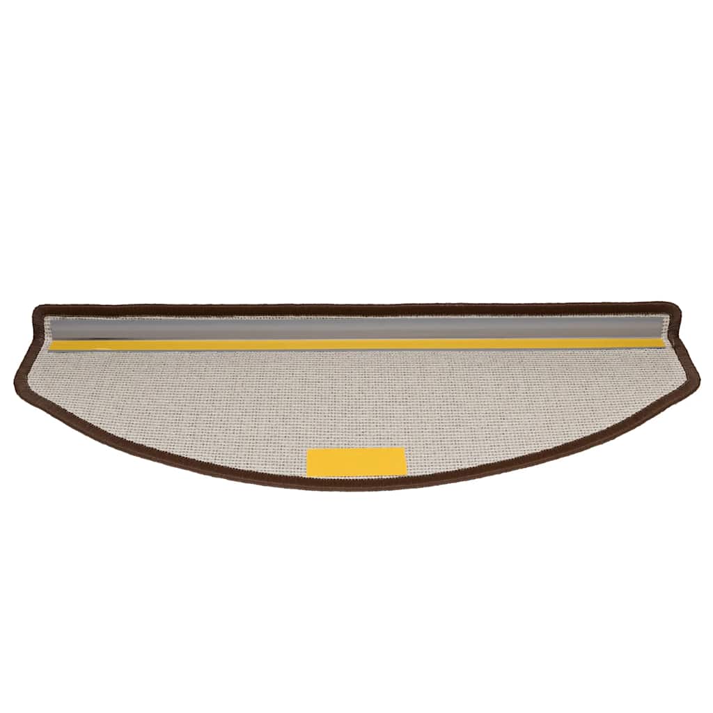 Stufenmatten 10 Stk. 65x24x4 cm Kaffeebraun Halbrund Groß