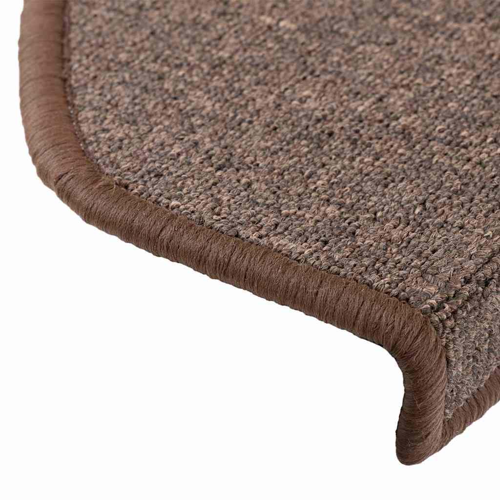 Stufenmatten 10 Stk. 65x24x4 cm Kaffeebraun Halbrund Groß