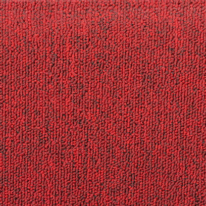 Stufenmatten 10 Stk. 65x24x4 cm Rot Halbrund Groß