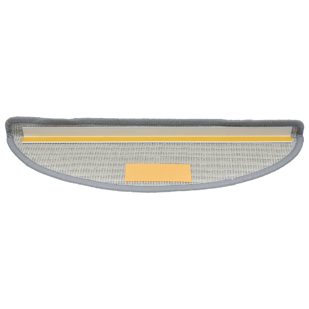 Trapmatten 10 st 56x17x3 cm Grijs Halfrond
