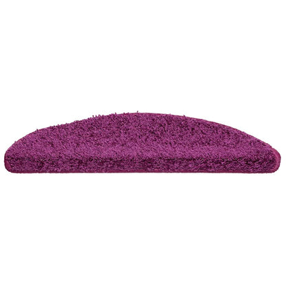 Stufenmatten 10 Stk. 56x17x3 cm Violett Halbrund