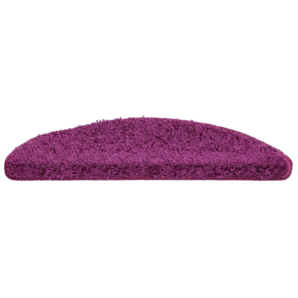 Stufenmatten 10 Stk. 56x17x3 cm Violett Halbrund