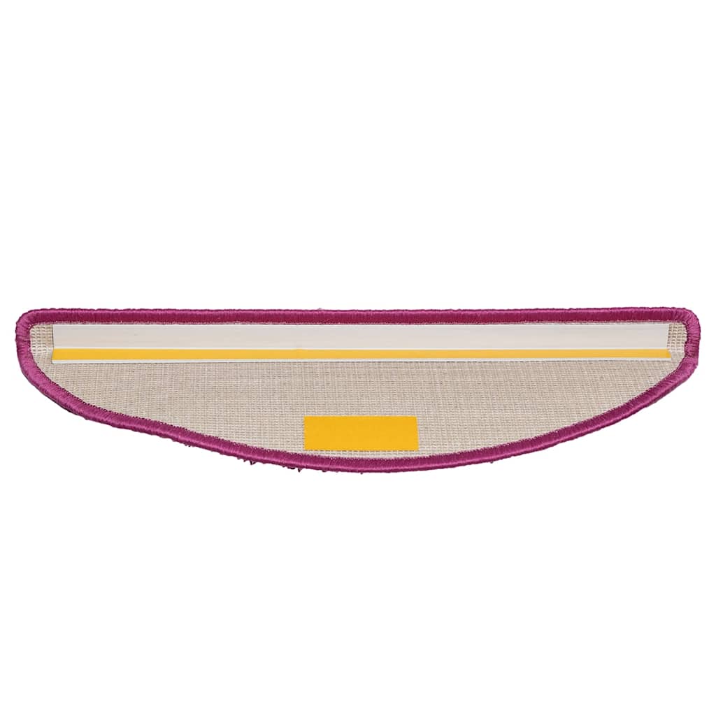 Stufenmatten 10 Stk. 56x17x3 cm Violett Halbrund