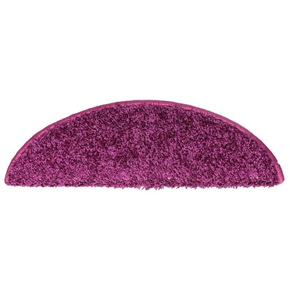 Stufenmatten 10 Stk. 56x17x3 cm Violett Halbrund