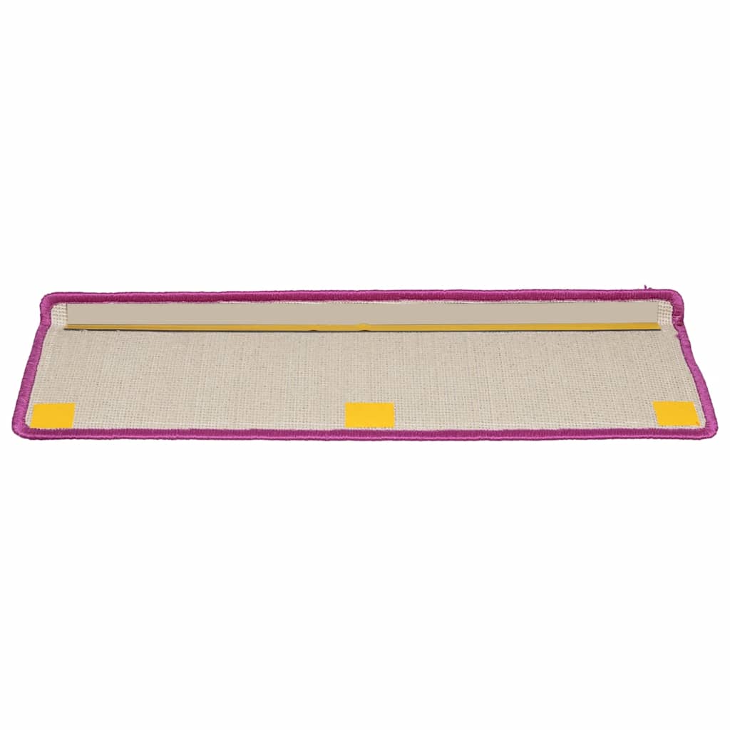 Stufenmatten 10 Stk. 65x21x4 cm Violett Rechteckiger Rand