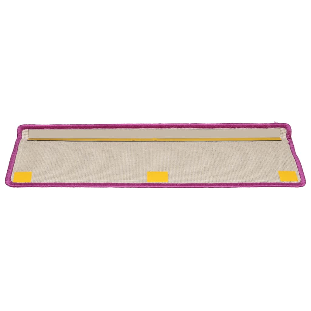 Stufenmatten 10 Stk. 65x21x4 cm Violett Rechteckiger Rand