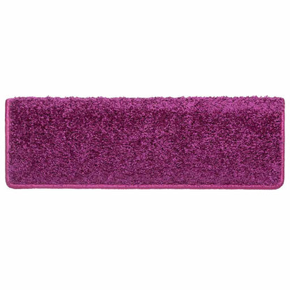 Stufenmatten 10 Stk. 65x21x4 cm Violett Rechteckiger Rand