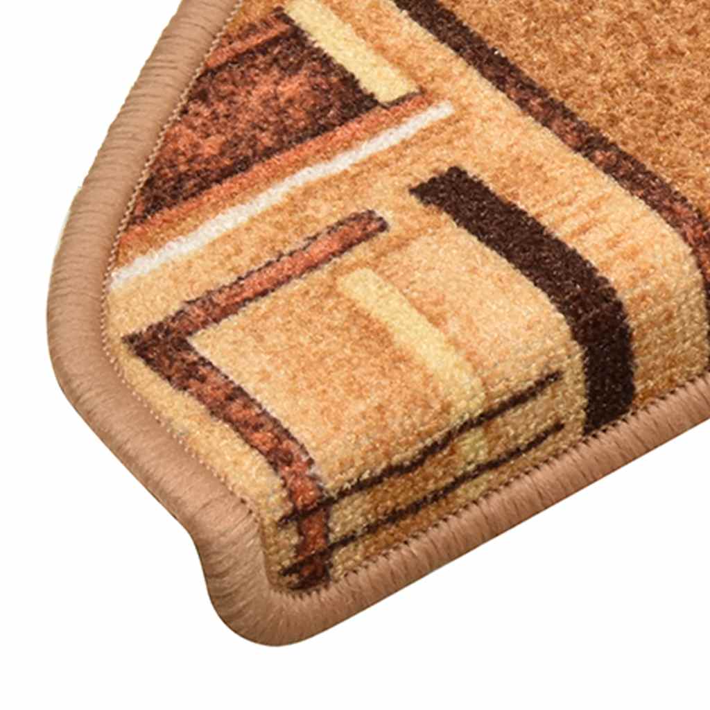 Stufenmatten Selbstklebend 5 Stk. 65x21x4 cm Beige