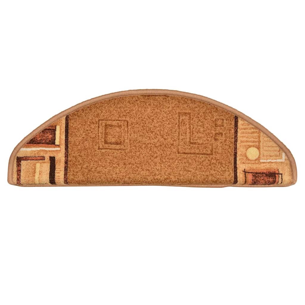 Stufenmatten Selbstklebend 10 Stk. 65x21x4 cm Beige