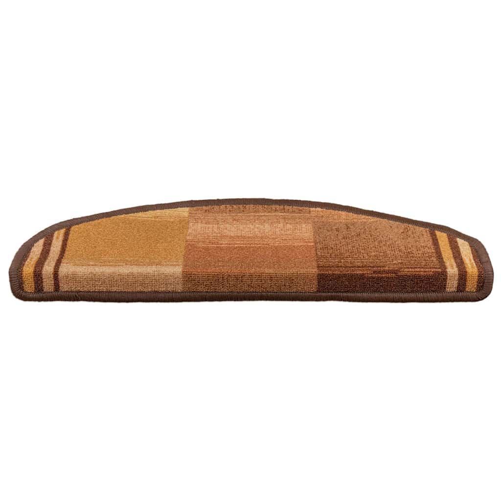 Stufenmatten Selbstklebend 10 Stk. 65x21x4 cm Braun